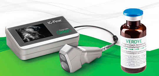 Mediante esta cámara podemos realizar la linfografia con verde de indocianina.